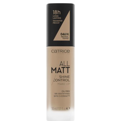 Catrice All Matt Shine Control Make Up 18h make-up 046 N Neutral Toffee 30 ml