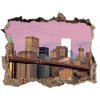 Fototapeta díra na zeď 3D Manhattan new york city 95x64 cm