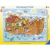 Ravensburger Kinderpuzzle - 06604 Die große Arche Noah - Rahmenpuzzle für Kinder ab 4 Jahren, mit 48 Teilen (Irmtraut Teltau)(Hra)