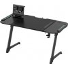 ULTRADESK Space XXL V2 čierna / herný stôl / 154 x 61 x 78 cm / RGB (UDESK-SP-XL)
