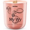 MOJA MY SVIEČKA VONNÁ V SKLE PARFUM SOJOVÁ SVIEČKA VONNÁ RAVINA