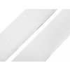 Suchý zips háčik + plyš samolepiaci šírka 50 mm - 1 m biela