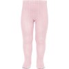 Rebrované pančuchy Cóndor 201601500 - baby pink-ihneď
