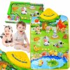 Vzdelávacia podložka YiQu Veselá farma 60x40 cm