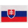 Nášivka Slovenská vlajka (Textilná nášivka slovenská zástava so znakom)