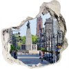 Nálepka 3D diera na stenu Lodz poľsko 75x75 cm