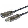 ABCtech PremiumCord USB 3.0 prodlužovací optický AOC kabel A/Male - A/Female 15m