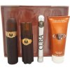 Cuba Gold SET: Toaletná voda 100ml + Toaletná voda 35ml + Voda po holení 100ml + Sprchový gél 200ml pre mužov