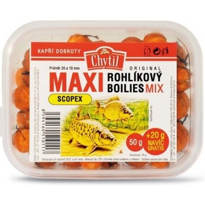 Chytil rohlíkový Boilies Maxi 60g 20mm Scopex