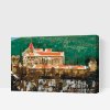 Painting Queens Maľovanie podľa čísel Hrad Pernštejn 60 x 80 cm vypnuté plátno na rám PBN/PERNSTEJNCASTLE/60X80/W