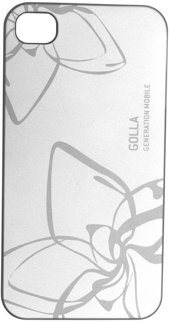 Púzdro GOLLA pevné kryt pro iPhone 4 LIQD G1190, stříbrná - kolekce 2011 G1190