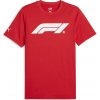 F1 tričko LOGO Puma red - M