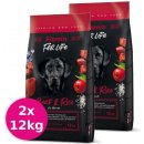 Fitmin dog For Life Beef & Rice 2 x 12 kg