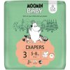 Moomin Baby plienky pre deti 3 Midi 5-8 kg 48 kusov