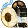 LED pásik COB 12V DC 45W NEON IP67 teplý 5m Vodotesný 990lm/m 9W/m