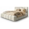 Wilsondo Čalúnená manželská posteľ s úložným priestorom Velo 2 180x200 - smotanová