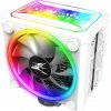 Zalman chladič CPU CNPS16X White / 120 mm ventilátor / 4 heatpipe / RGB / PWM / 165 mm výška / bílý