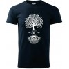 Narodeninový strom 50 - Klasické pánske tričko vyššej gramáže - XS ( Tmavomodrá (takmer čierna) )