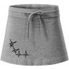 EKG bouldering športová sukne two in onetmavosivý melír