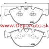 BMW 7 E65, E66 10/2001-2009 predné platničky Sada / BREMBO