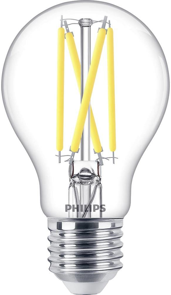 Philips Lighting 871951432383400 LED D A G E27 klasická žiarovka 6 W = 60 W teplá biela