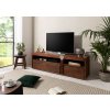 Bighome - AMSTERDAM TV stolík mango 180x48x55 hnedý lakovaný