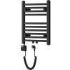 Mexen Ares, elektrické vykurovacie teleso 500 x 400 mm, 300 W, čierna, W102-0500-400-6300-70