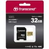 Transcend microSDHC 500S 32GB Class 10 UHS-I U3 V30 + adaptér