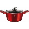 BERLINGERHAUS BERLINGERHAUS Kastról s mramorovým povrchom a pokrievkou 20 cm Burgundy Metallic Line BH-1256 (BH-1256)