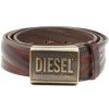 Diesel LOGO B-METAL BISCOTTO BELT BROWN