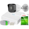Hilook by Hikvision Sada na IP monitoring Full HD, 1 kamera IPCAM-B2 IR30m, 4-kanálový PoE rekordér - HiLook od Hikvision