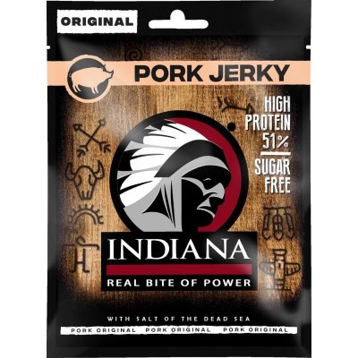 Indiana Jerky Pork Jerky Original sušené mäso bravčové 25 g