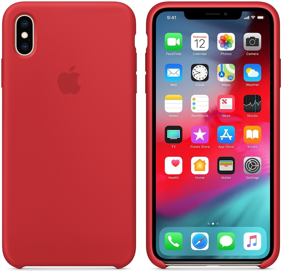 Apple Silicone Case Silikonový kryt pro iPhone XS Max červená MRWH2ZM/A