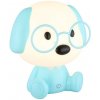 GLOBO 21761B PUPPY dotyková stolná lampička detská V200mm LED 1W 32lm 3000K modrá, biela, USB Cable incl., 3StepDIM