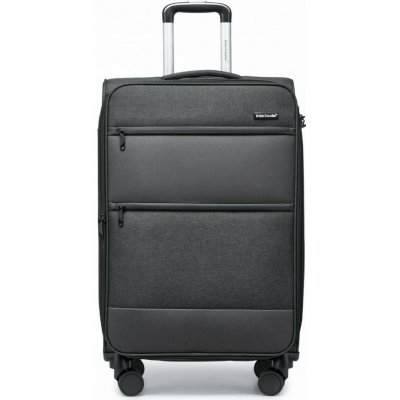 British Traveller Suitcase kufor čierny 117L