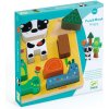 Puzz & Match Happy: Puzzle drevené a stavebnica DJECO