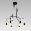PREZENT 17205 CASCADE závesné svietidlo 710 mm 6xE27/G95/40W,matná čierna