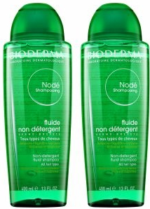 Bioderma Nodé Non Detergent Fluid Shampoo nedráždivý šampón 2 x 400 ml darčeková sada
