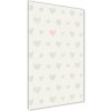 Vertikálny foto obraz sklenený Srdcové pozadia 50x100 cm