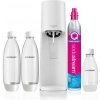 SodaStream Terra White výrobník sody, mechanický, 2x1l + 0,5l láhev SodaStream Fuse, bombička s CO2 2270213