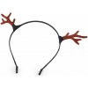 Čelenka do vlasov vianočná / párty - čierna