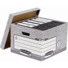 Fellowes BANKERS BOX Archívna krabica veľká sivá/biela 38 x 28,7 x 43 cm