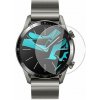 Huawei Watch GT 2 46 mm Ochranná fólia zo skla odolného proti poškriabaniu a nárazom, tvrdené sklo 9H, so stieračom, zakrivená časť nie je pokrytá