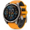 Smartwatch Garmin Fenix 8 AMOLED zafírový titánový oranžový 47 mm