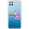 Kryt TopQ Realme C25Y silikón Rainbow Gun 70592