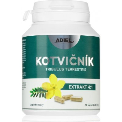 Adiel Kotvičník extrakt bylinné kapsuly na podporu hormonálnej rovnováhy 90 cps