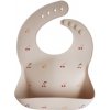 Mushie Silicone Baby Bib podbradníček Cherries 1 ks