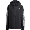 Dámska bunda adidas, ESSENTIALS 3-STRIPES RAIN.RDY čierna,biela M