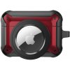 AppleKing 2v1 superodolný ochranný obal pre AirPods Pro/AirTag 1 / 2 - červený - možnosť vrátiť tovar ZADARMO do 30tich dní