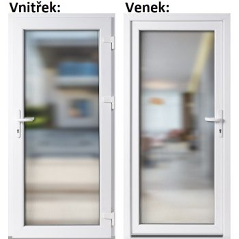 Soft Vchodové dveře 3/3 sklo Krizet biele 88x198 cm pravé od 608,26 € -  Heureka.sk